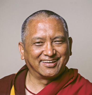 Portrait of Lama Zopa Rinpoche, 1999.