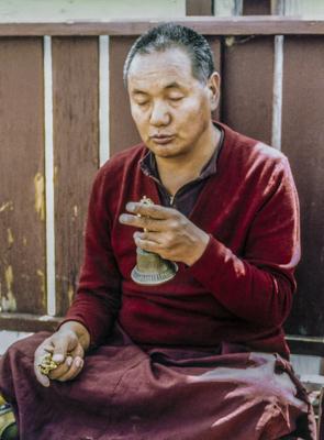Puja at Pyramid Lake, 1980