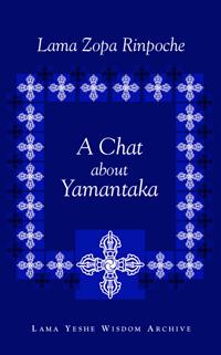 Book cover of A Teaching on Yamantaka, by Lama Zopa Rinpoche.
