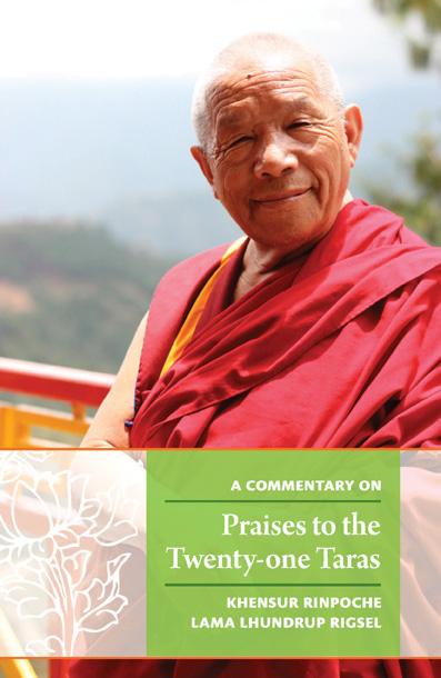 Book cover of A Commentary on Praises to the Twenty-one Taras, by Khensur Rinpoche Lama Lhundrup Rigsel.