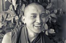 Lama Zopa Rinpoche in Tarzana, California, 1975. Photo: Carol Royce-Wilder.