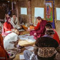 Tibetan medicine course with Gyatso, Kopan, 1980
