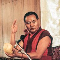 Lama Yeshe teaching in Geneva, 1983