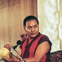 Lama Yeshe teaching in Geneva, 1983