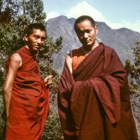 Lama Zopa and Lama Yeshe, Lawudo, 1970