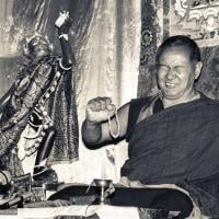 Lama Yeshe teaching at Tushita, 1983