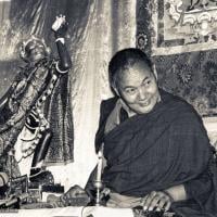 Lama Yeshe teaching at Tushita, 1983