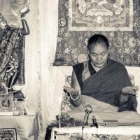 Lama Yeshe teaching at Tushita, 1983