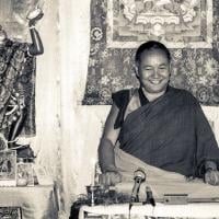 Lama Yeshe teaching at Tushita, 1983