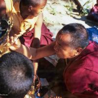 Lama painting Tara, 1976