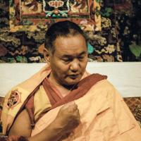 Lama teaching at VPI, 1983