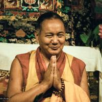 Lama teaching at VPI, 1983