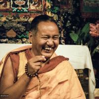 Lama teaching at VPI, 1983