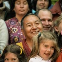 Lama at a family gathering, 1983