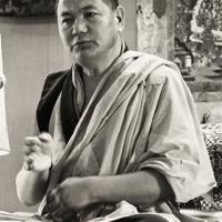 Lama teaching, Yucca Valley, 1977