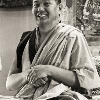 Lama teaching, Yucca Valley, 1977