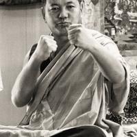 Lama teaching, Yucca Valley, 1977