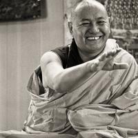 Lama teaching, Yucca Valley, 1977