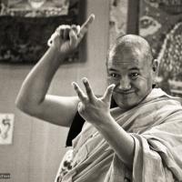 Lama teaching, Yucca Valley, 1977