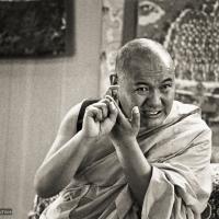 Lama teaching, Yucca Valley, 1977