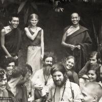 Lama Zopa Rinpoche and Lama Yeshe with students, 1970