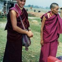 Nick and Rinpoche, 1975