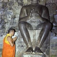 Lamas visit Borobudur, 1979