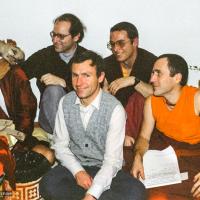 Lama and Lama with Jon, Harvey, Pende, George, ILTK, 1982