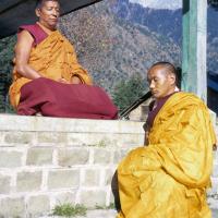 Geshe Rabten and Lama Yeshe, 1970
