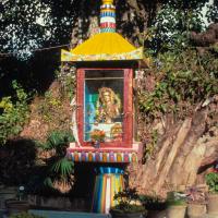 Tara statue installed, 1976.