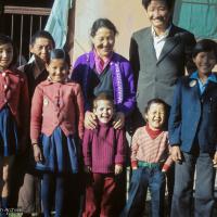 Jampa Trinley and family, 1975