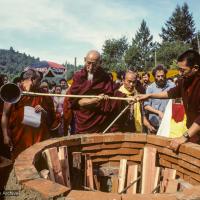 Cremation of Lama Yeshe, 1984