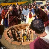 Cremation of Lama Yeshe, 1984