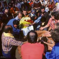 Cremation of Lama Yeshe, 1984