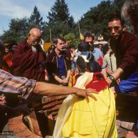 Cremation of Lama Yeshe, 1984