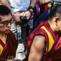Cremation of Lama Yeshe, 1984