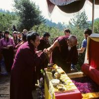 Cremation of Lama Yeshe, 1984