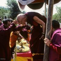 Cremation of Lama Yeshe, 1984