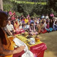 Cremation of Lama Yeshe, 1984