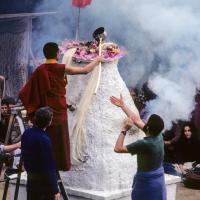 Cremation of Lama Yeshe, 1984