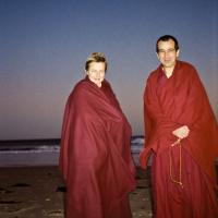 Wendy and Neil at the beach, 1983