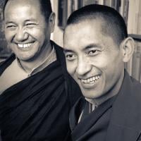 Lama and Rinpoche, New Zealand, 1975