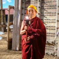 Photo Shoot with Rinpoche, Taos 1999
