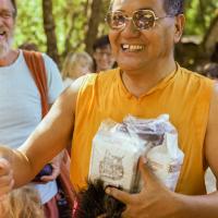Lama at a family gathering, 1983