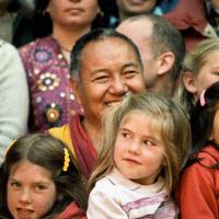 Lama at a family gathering, 1983