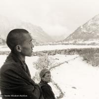 Rinpoche and Zina at Thangme, 1969