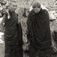 Rinpoche and Zina at Thangme, 1969