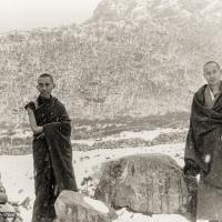 Rinpoche and Lama at Thangme, 1969