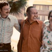 Lama with Robbie and Randa, UCSC, 1978