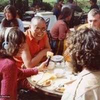 Lama with Carol Royce-Wilder, Michael Wilder and Peter Kedge, Di